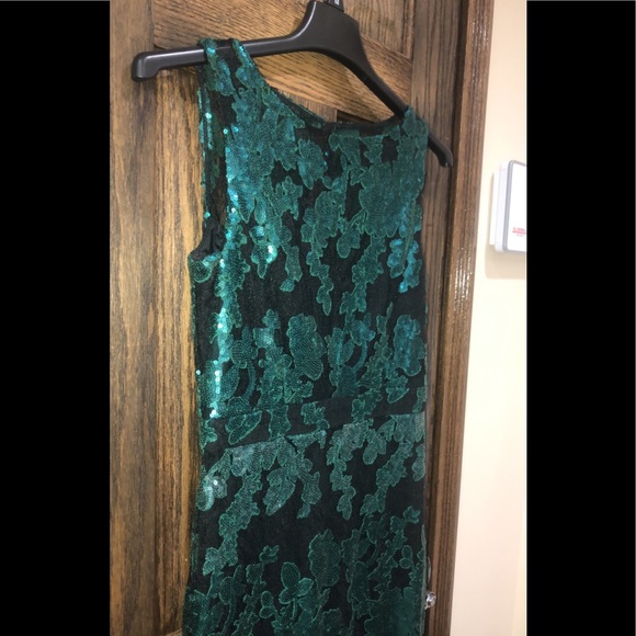 Badgley Mischka Gown Size 8 Formal Dress Green - Picture 7 of 8